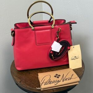 Patricia Nash Vintage Distressed Leather Satchel